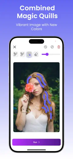 Captura de pantalla de Quill: AI Magic Photo Editor en iPhone 5