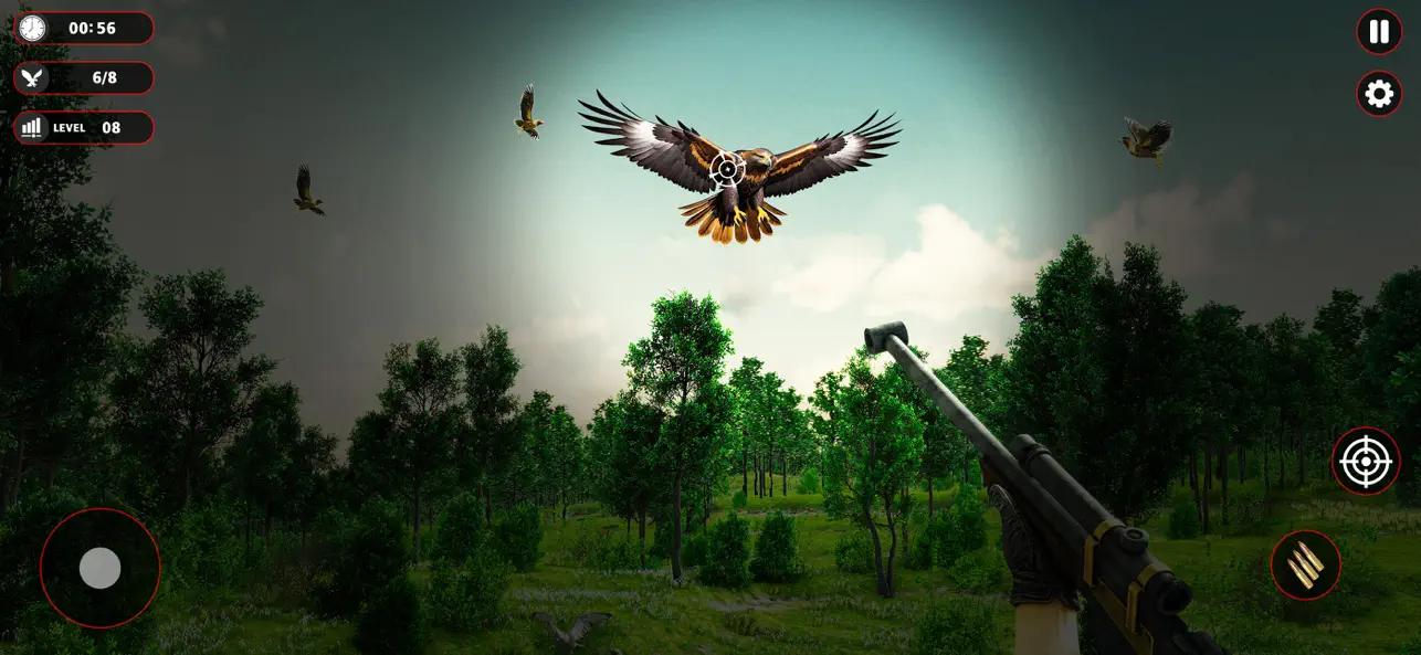 Screenshot #2 pour Jeu chasse oiseaux jungle 2025