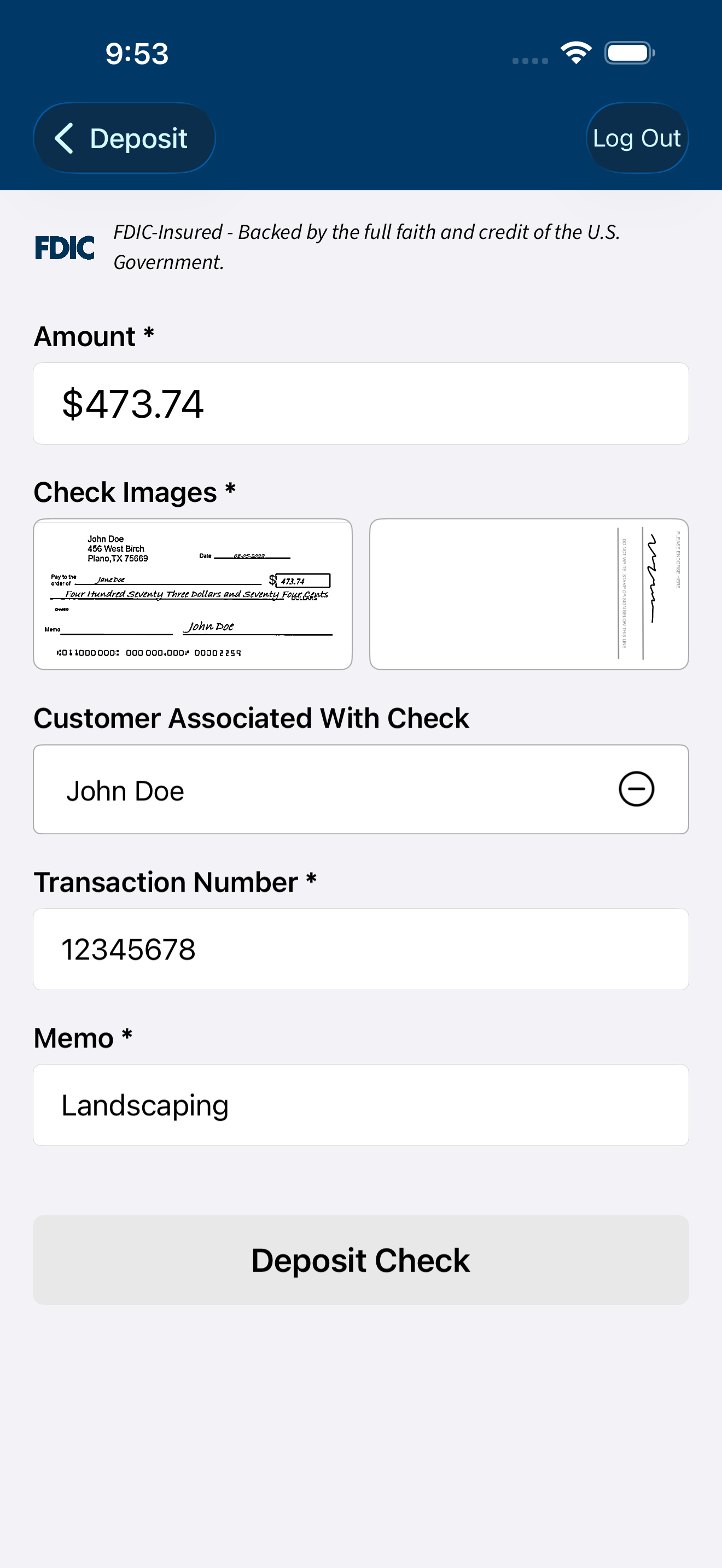 Beacon Bank Deposit XPress.
