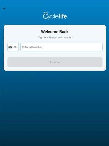 MyCycleLife iPad screenshot 4
