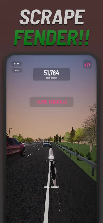 Wheelie Run screenshot 2