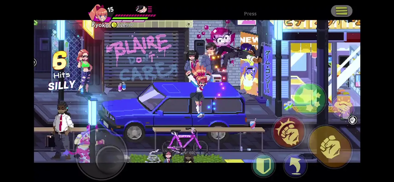 Crunchyroll River City Girls 2 Hack screenshot 2 - iOS game interface