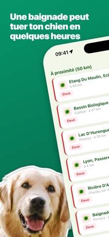 Alerte Cyanobactérie - Gambade iPhone screenshot 1