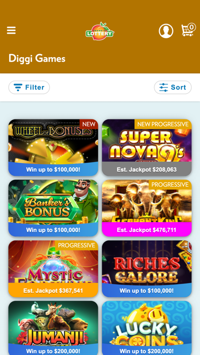 Georgia Lottery Official App Screenshot