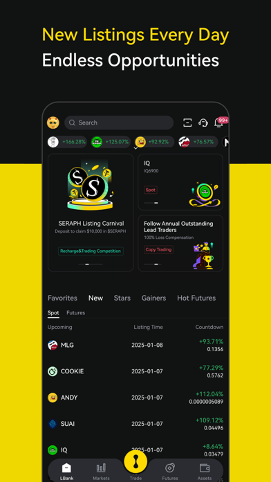 LBank - Buy Bitcoin & Crypto Screenshot 2 - AppWisp.com LBank - Buy Bitcoin & Crypto Screenshot 2 - AppWisp.com