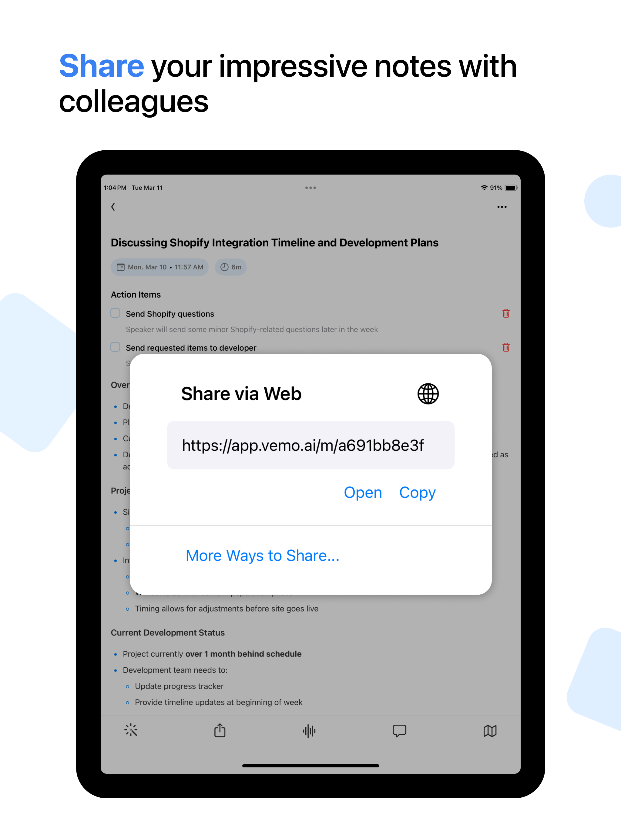 Vemo: AI Note Taker