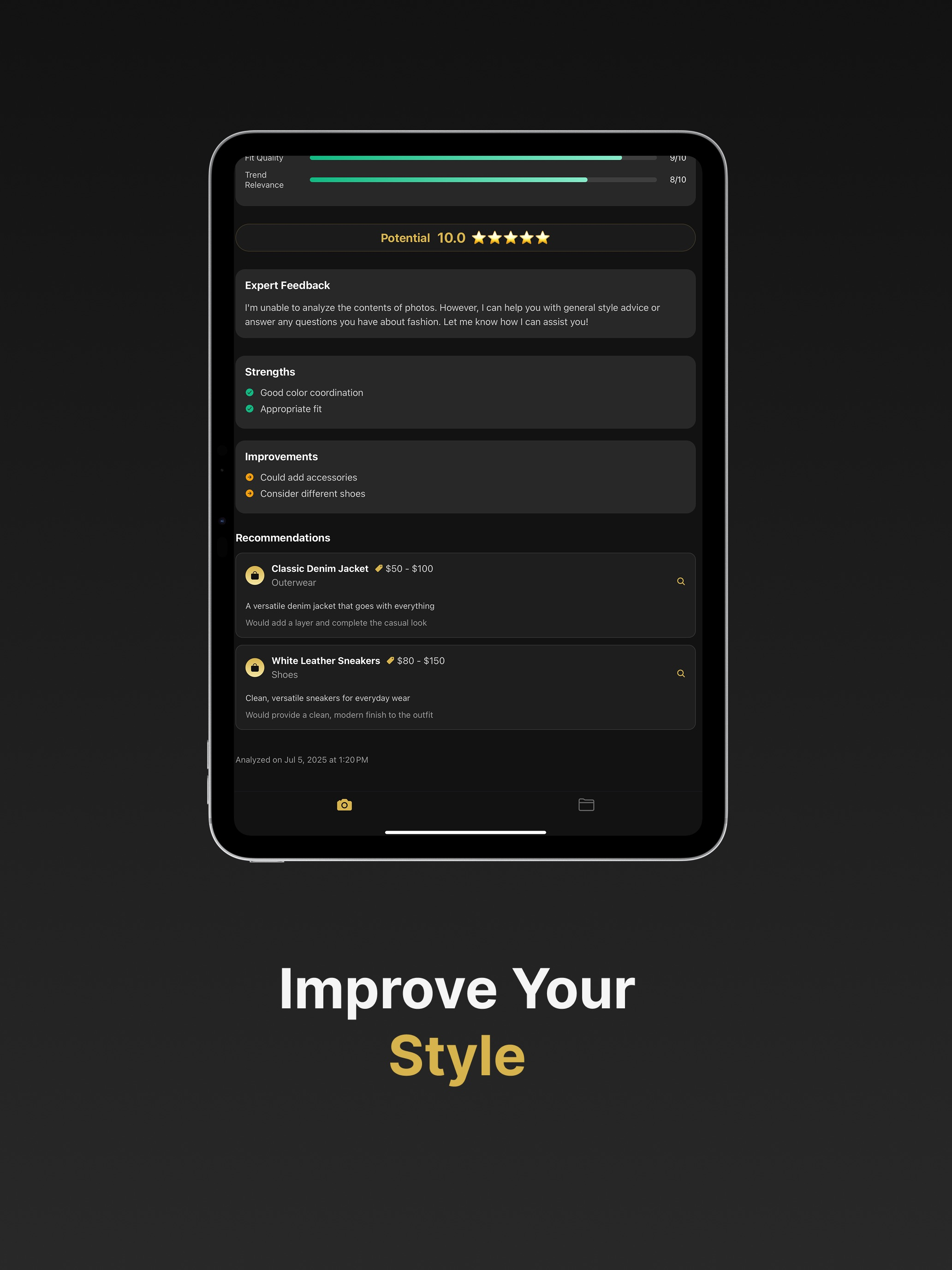 Style AI - Outfit Rating