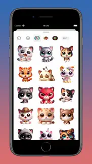 timmy kitten stickers iphone screenshot 2