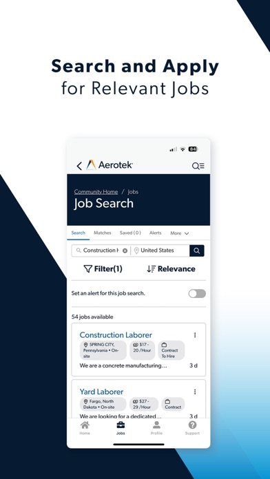 Aerotek Jobs & Community Screenshot