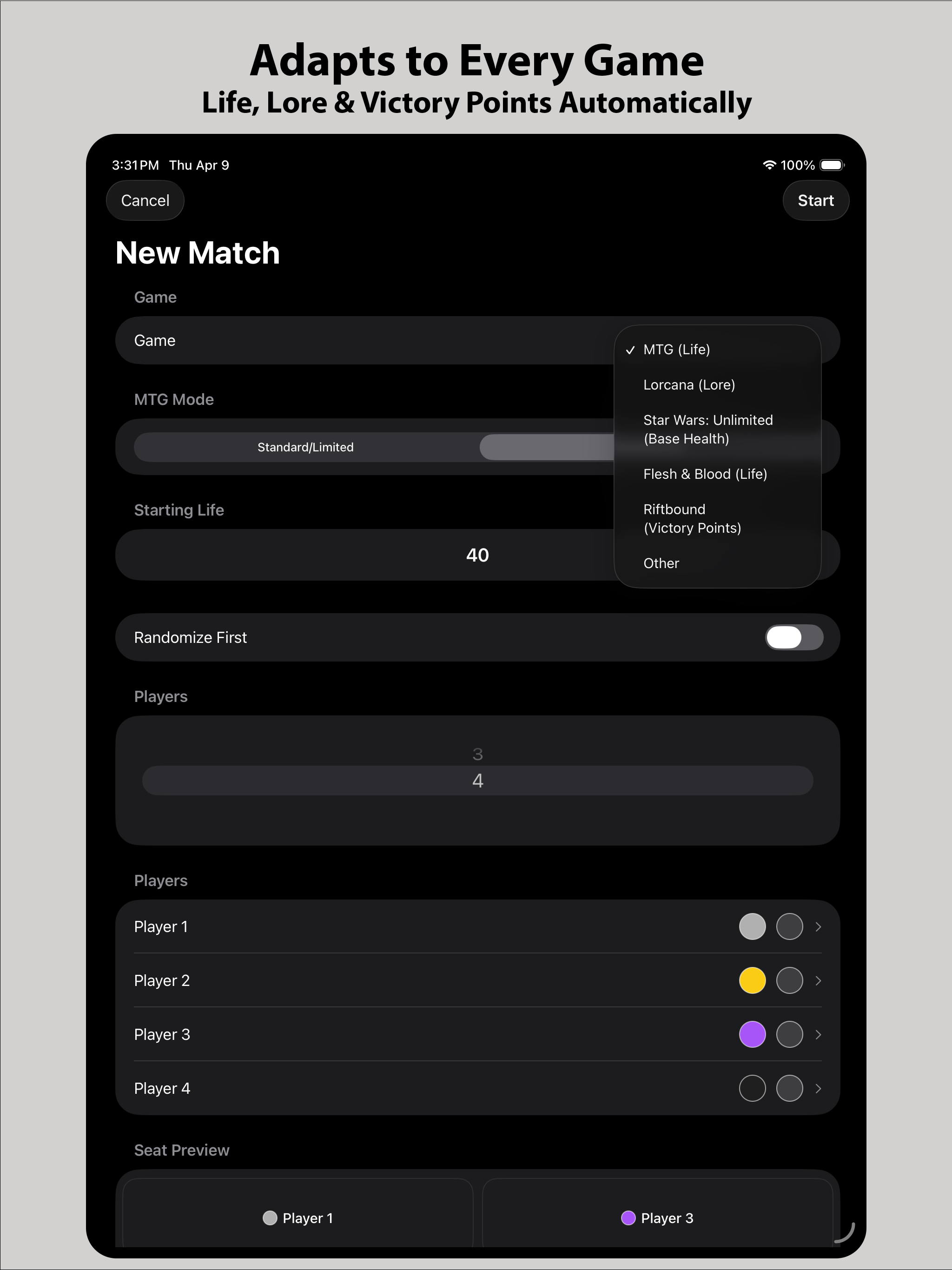 Table Tourney: TCG Tracker screenshot 11