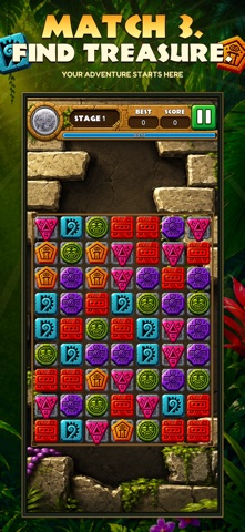 Aztec Temple Quest: Match 3 app screenshot