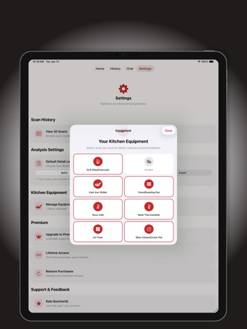 Seared: Meat Identifier AI iPad screenshot