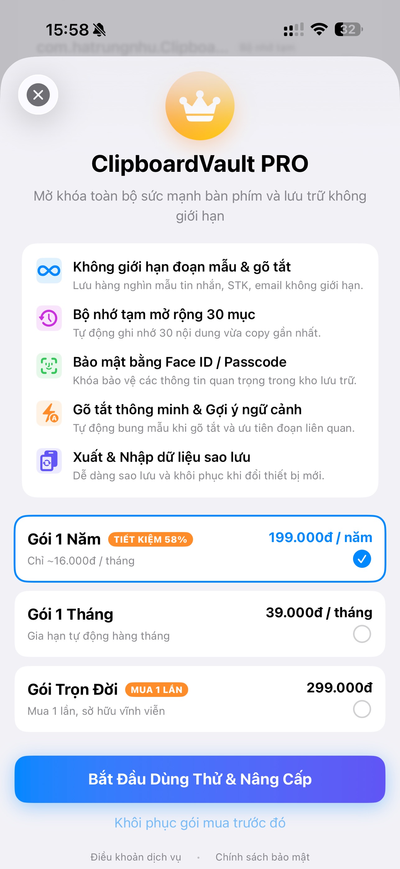 Screenshot 4 of ClipboardVault Smart Keyboard