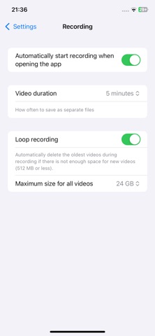 Droid Dashcam - Video Recorder screenshot