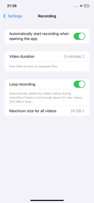 Droid Dashcam - Video Recorder screenshot 6
