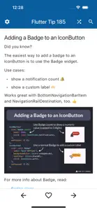 Flutter Tips screenshot #1 for iPhone