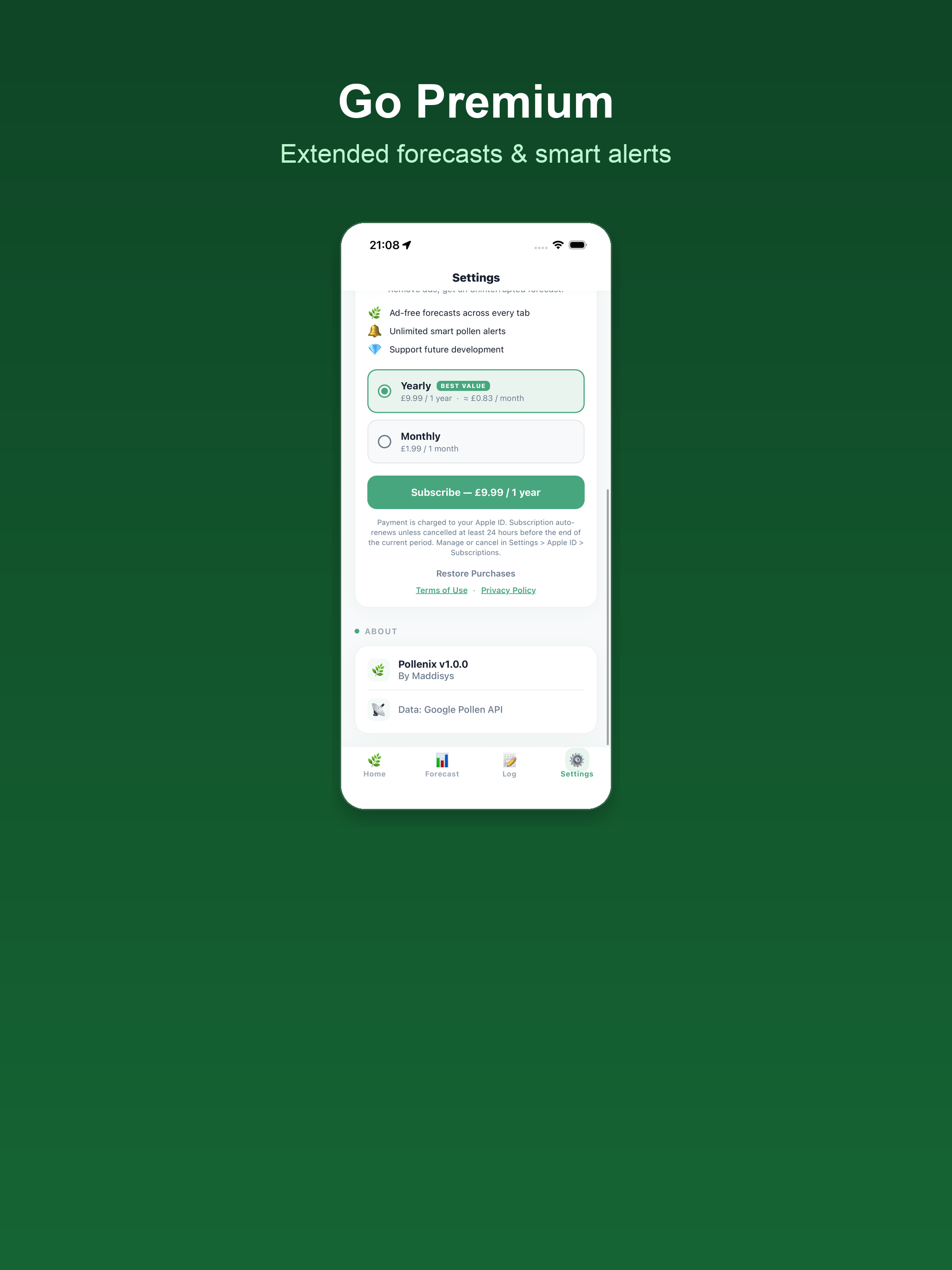 Pollenix — Pollen Tracker