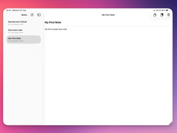 Simple Text Notes screenshot