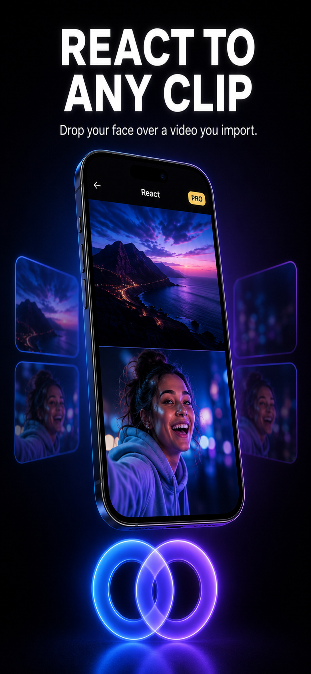 Dual Camera Reaction Recorder screenshot 3