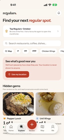 Regulars: Food Reviews screenshot 3