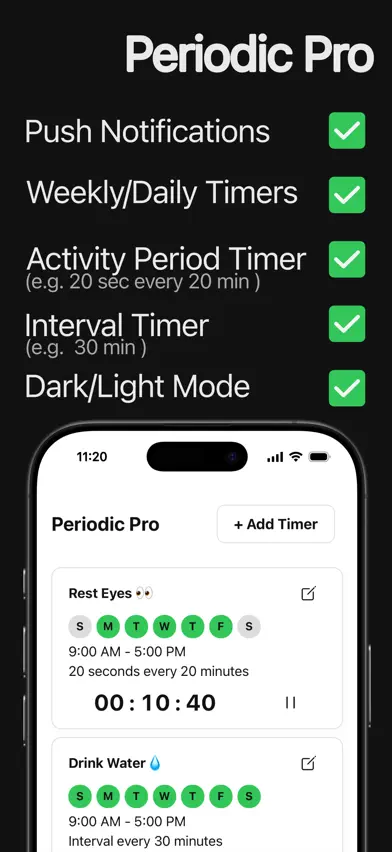 Periodic Pro: Custom Timers screenshot 1