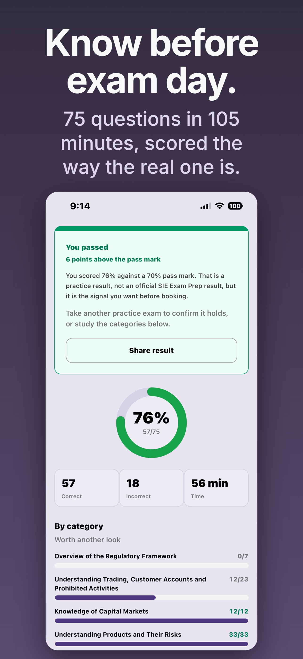 Screenshot 1 of SIE Exam Prep Practice Test