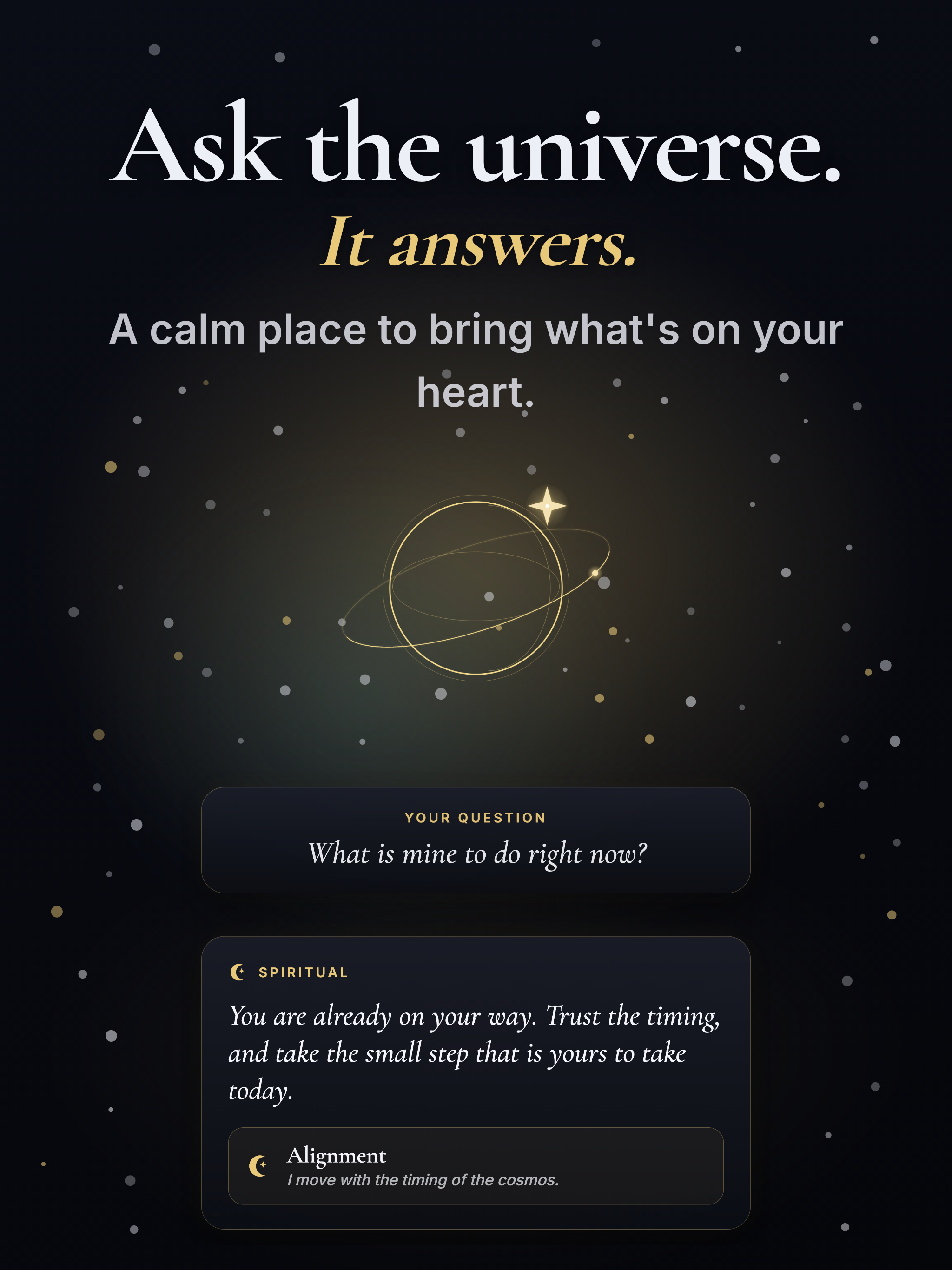 Dear Cosmos: Spiritual Guide screenshot 9