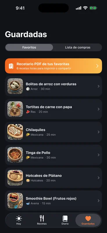 BabyLion Recetas screenshot 7 of 8