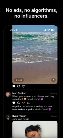 Elsewhere. Social messaging. Screenshot 5 of 7