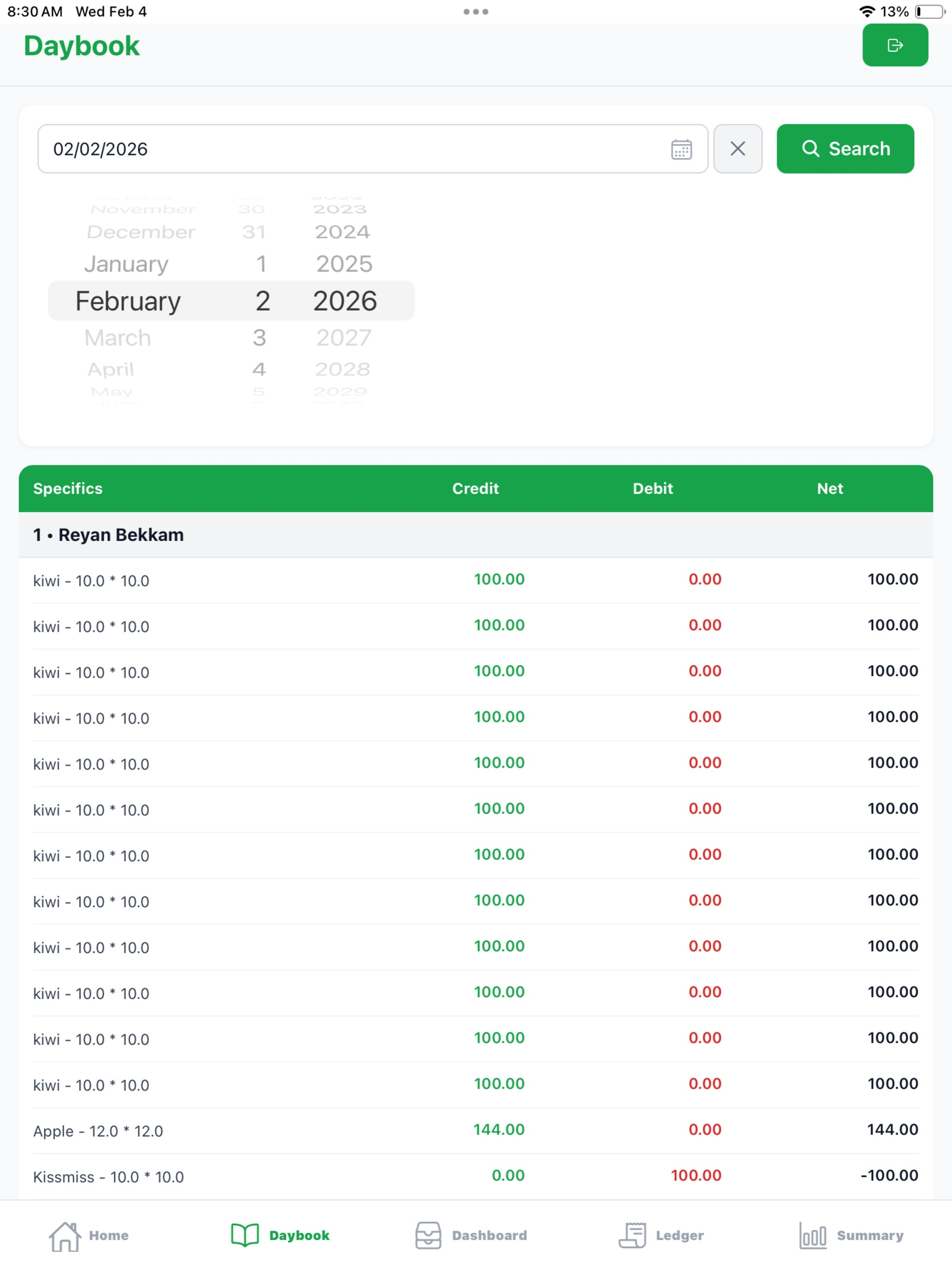 Fruit Market App