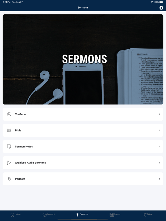 Mt. Calvary Lutheran Church iPad screenshot 3 - Lifestyle app