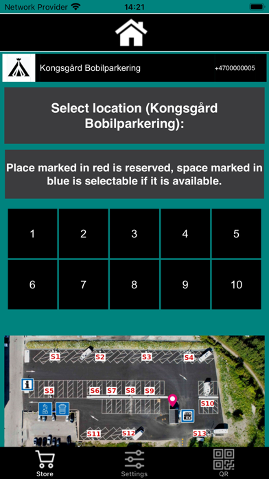 Camp Booking Screenshot