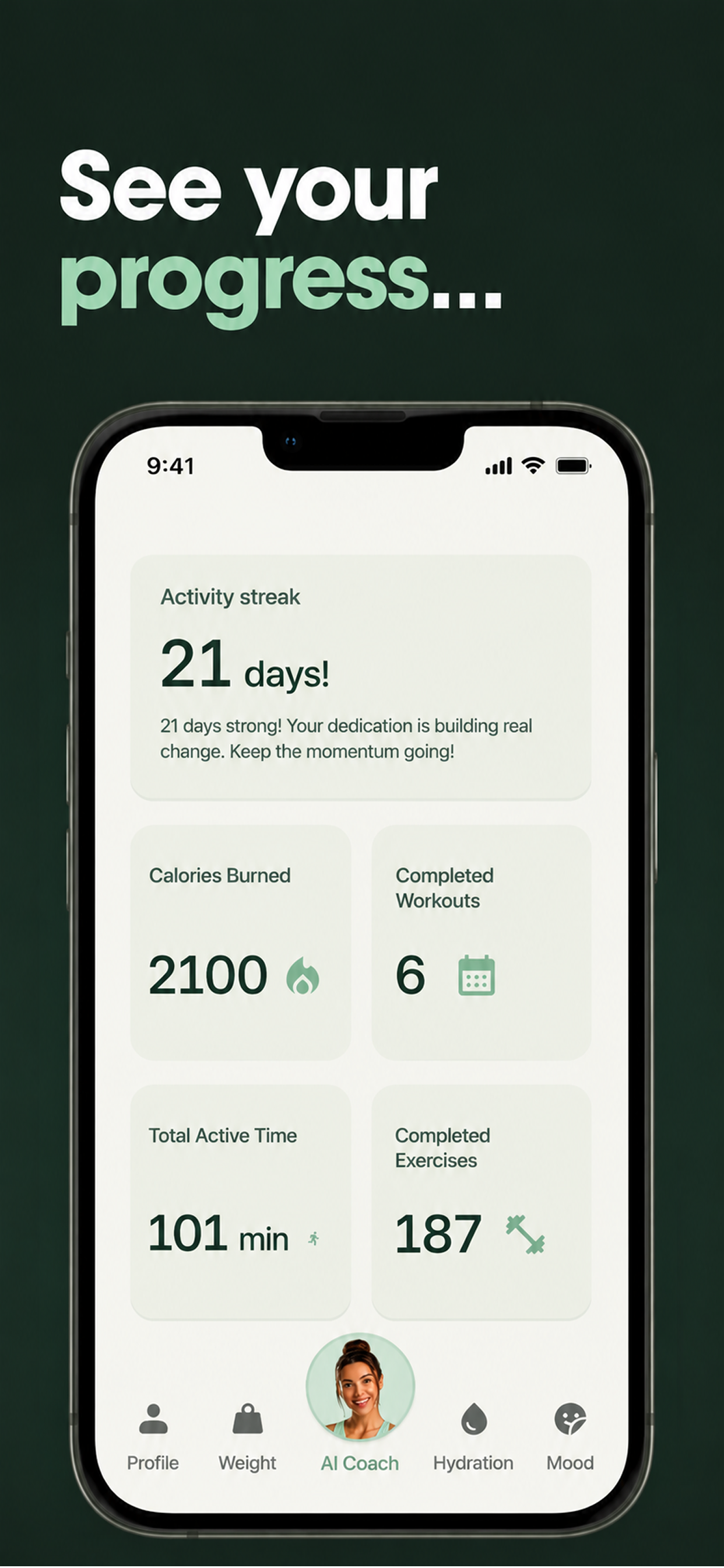 Aptiva: AI Home Workouts Coach screenshot 3