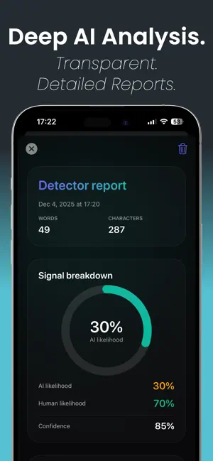 AI Detector - Humanizer screenshot 3