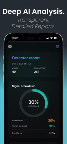 AI Detector - Humanizer Screenshot 3 of 4