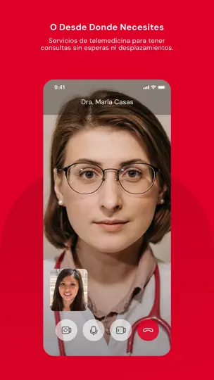 Captura de pantalla de Mapfre Salud | ES en iPhone 5