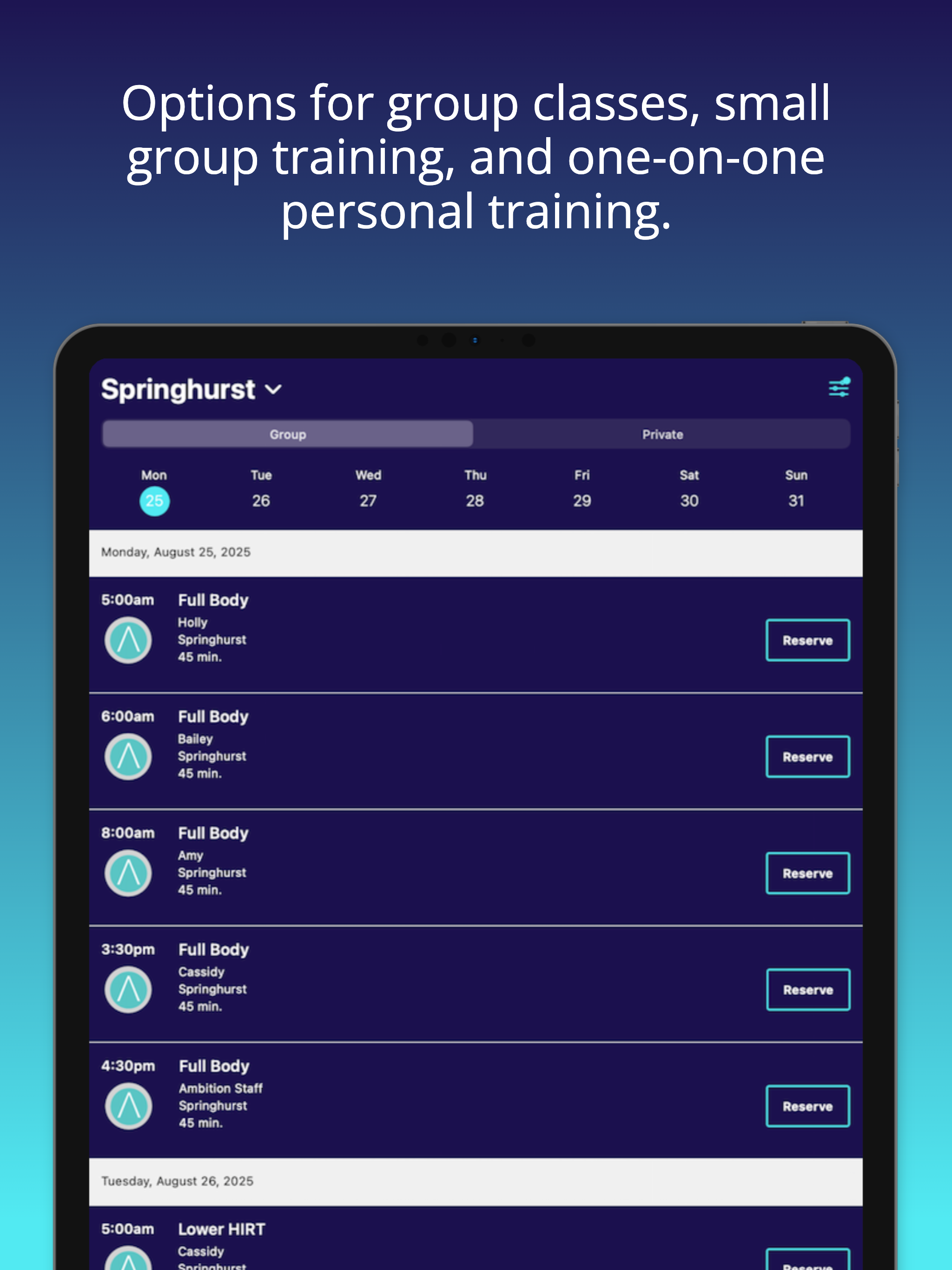 Ambition Fitness screenshot 7