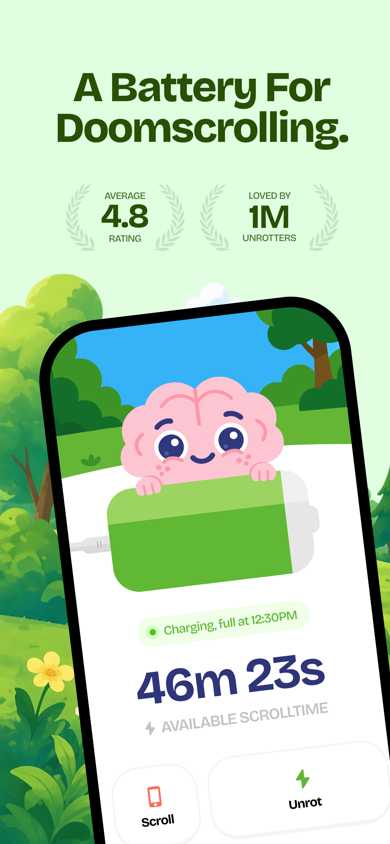 Unrot: Screen Time Battery