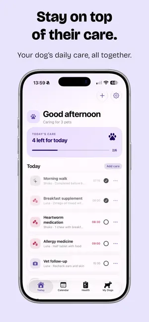 Companion - Dog Care screenshot 1