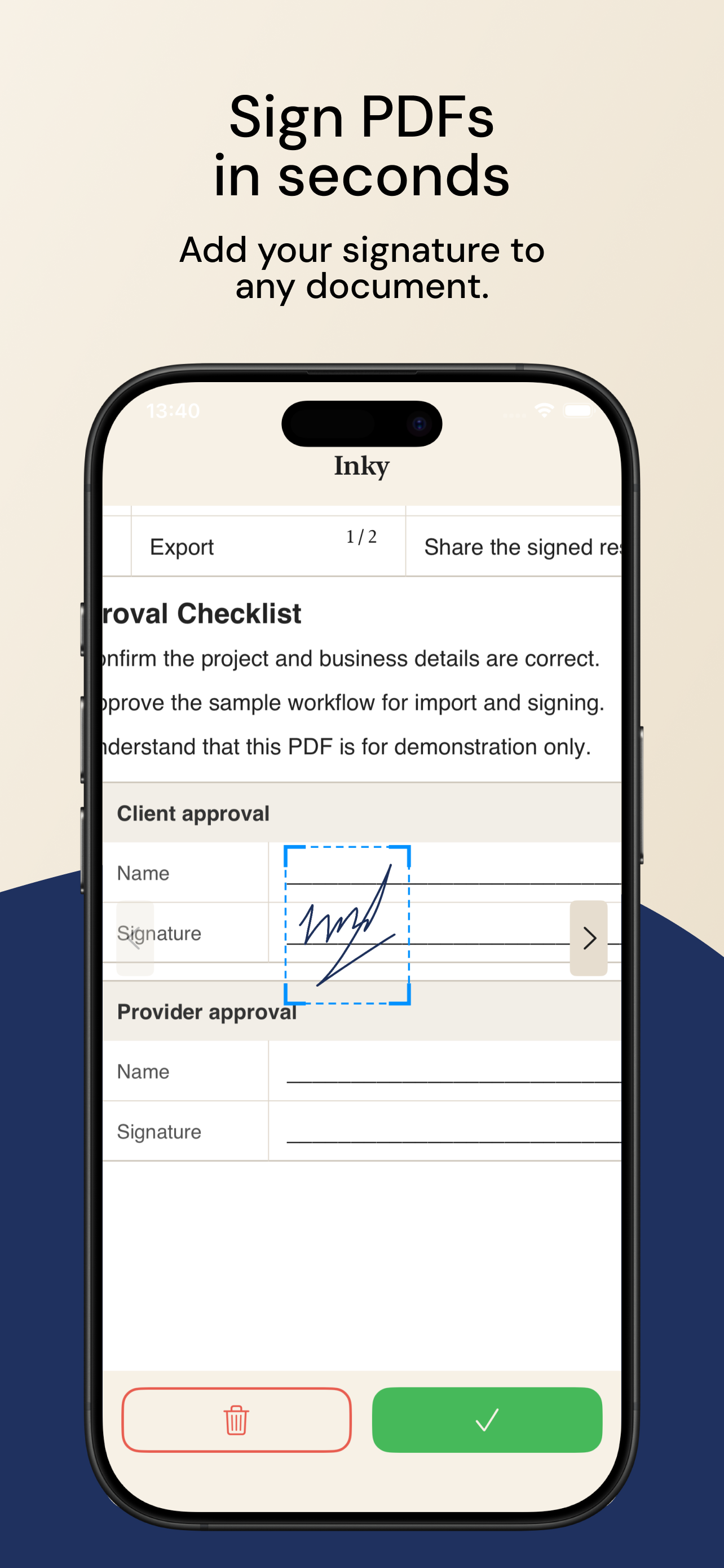 Inky: Secure Document Vault