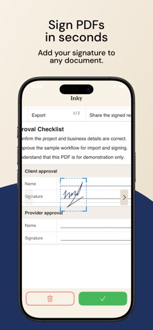 Inky: Secure Document Vault screenshot