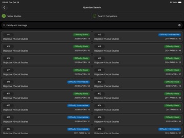 TestDriller BECE iPad screenshot