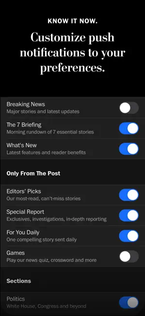 Washington Post iPhone screenshot 2