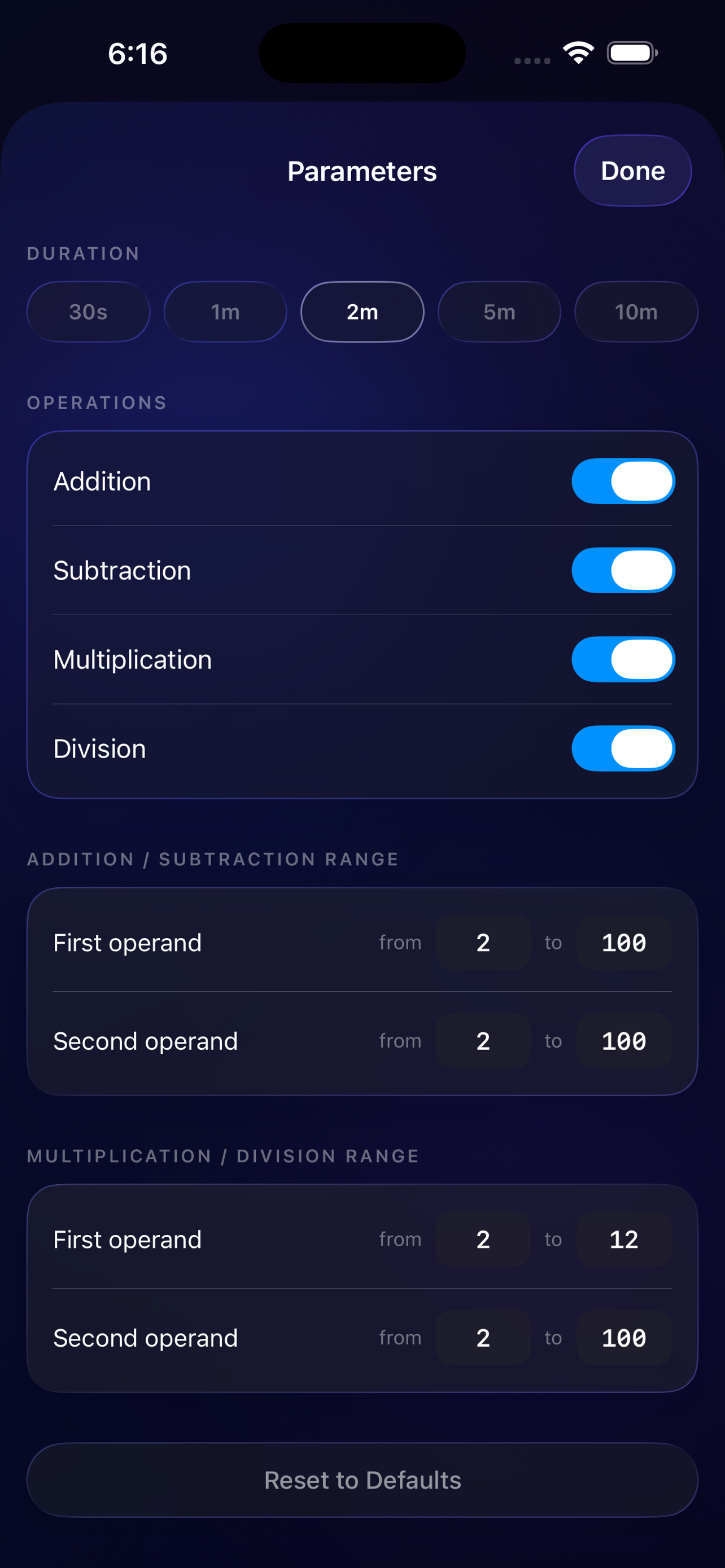 Arithmetic - Mental Math screenshot 6