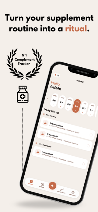 Ritualia - Supplement Tracker Screenshot 1 of 6