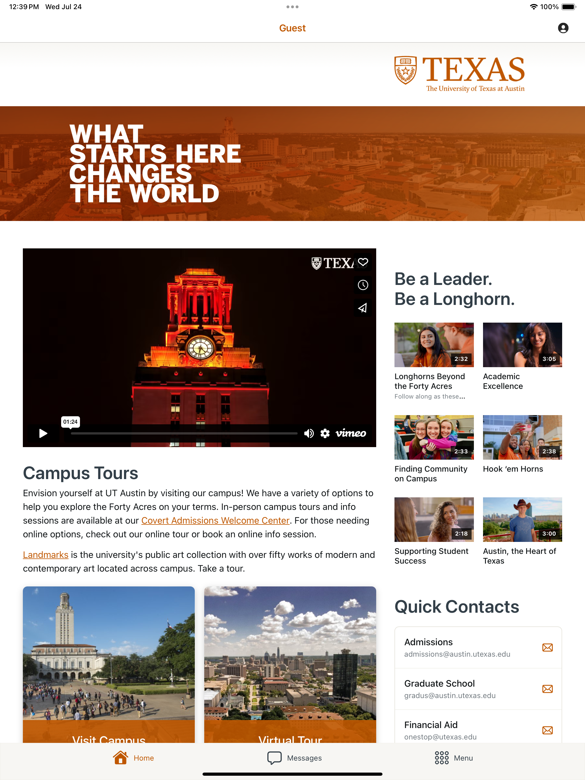 MyUT Austin screenshot 20