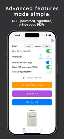 Simple PDF Scanner App Screenshot 3 of 5