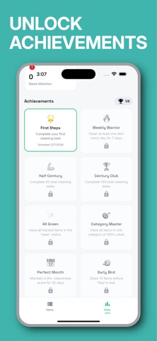 Cleaned It - Cleaning Tracker screenshot