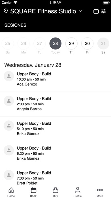 Screenshot #2 pour SQUARE Fitness Studio