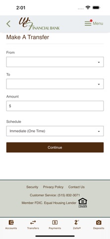 WCF Bank Mobile Screenshot 6 of 6